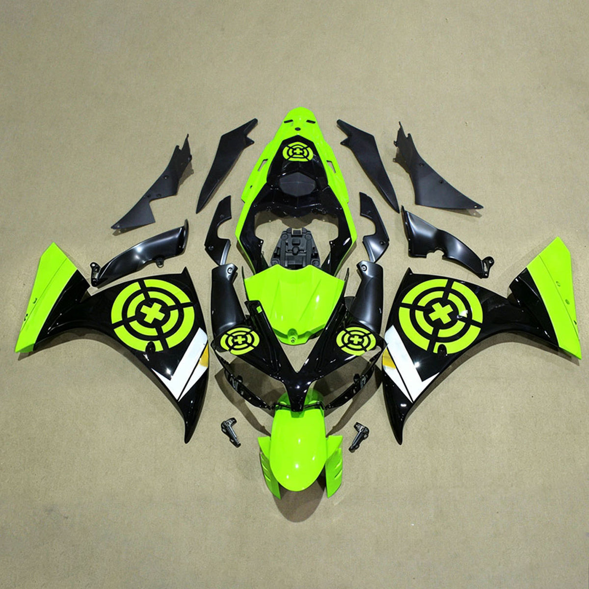 Injection Fairing Kit Bodywork Plastic ABS For Yamaha YZFR1 YZF-R1 2009-2011