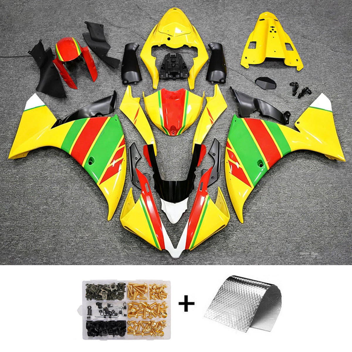 Injection Fairing Kit Bodywork Plastic ABS fit For Yamaha YZF-R1 2012-2014