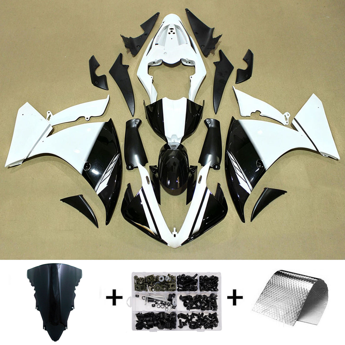 Injection Fairing Kit Bodywork Plastic ABS fit For Yamaha YZF-R1 2012-2014