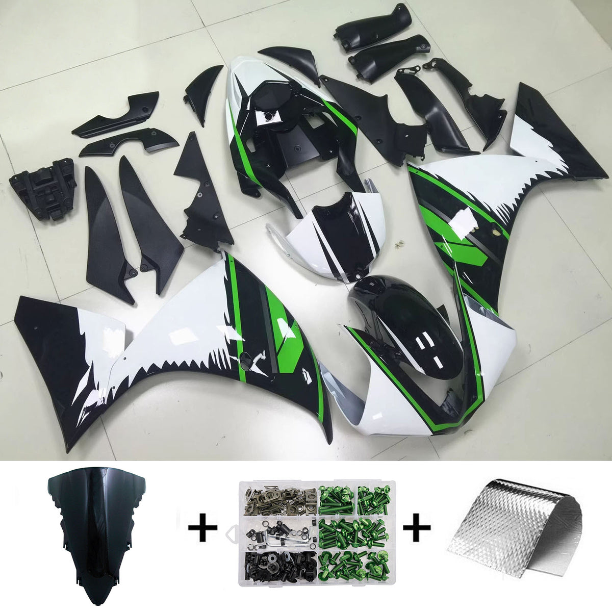 Injection Fairing Kit Bodywork Plastic ABS fit For Yamaha YZF-R1 2012-2014