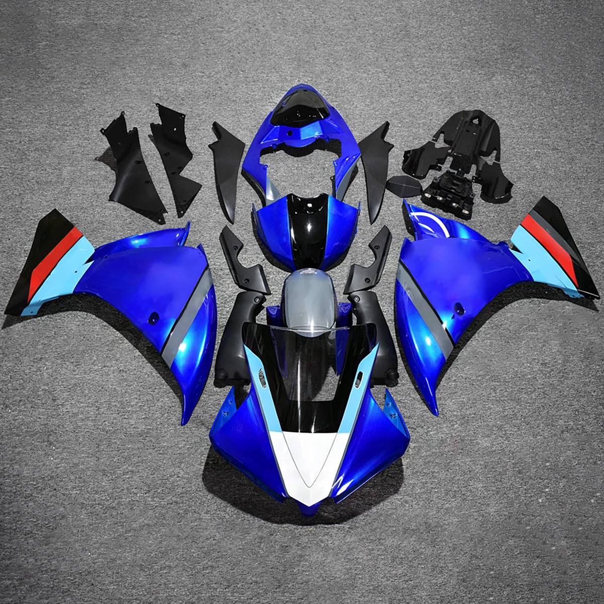 Injection Fairing Kit Bodywork Plastic ABS For Yamaha YZFR1 YZF-R1 2009-2011