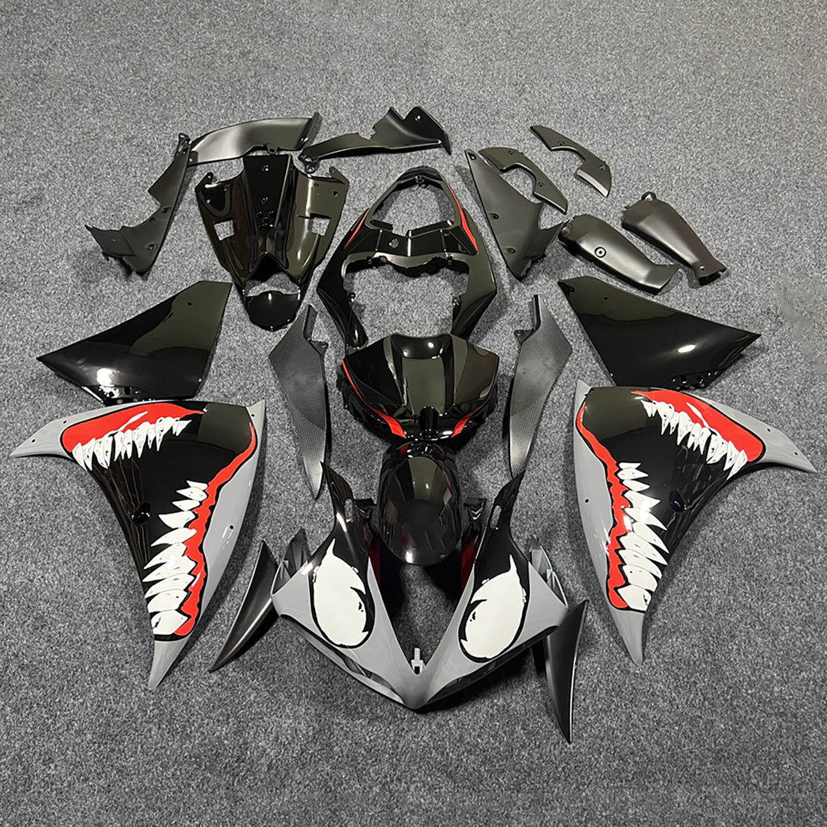 Injection Fairing Kit Bodywork Plastic ABS fit For Yamaha YZF-R1 2012-2014