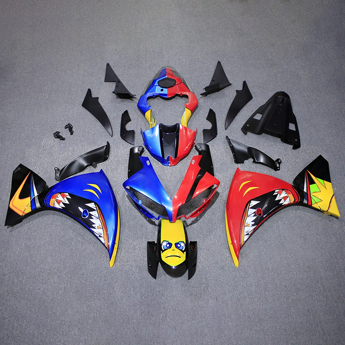 Injection Fairing Kit Bodywork Plastic ABS fit For Yamaha YZF-R1 2012-2014