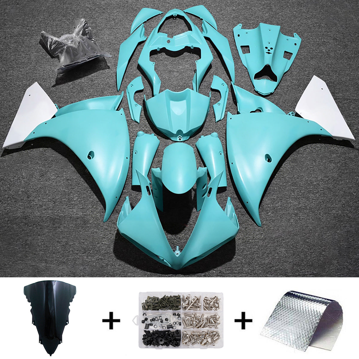 Injection Fairing Kit Bodywork Plastic ABS For Yamaha YZFR1 YZF-R1 2012-2014