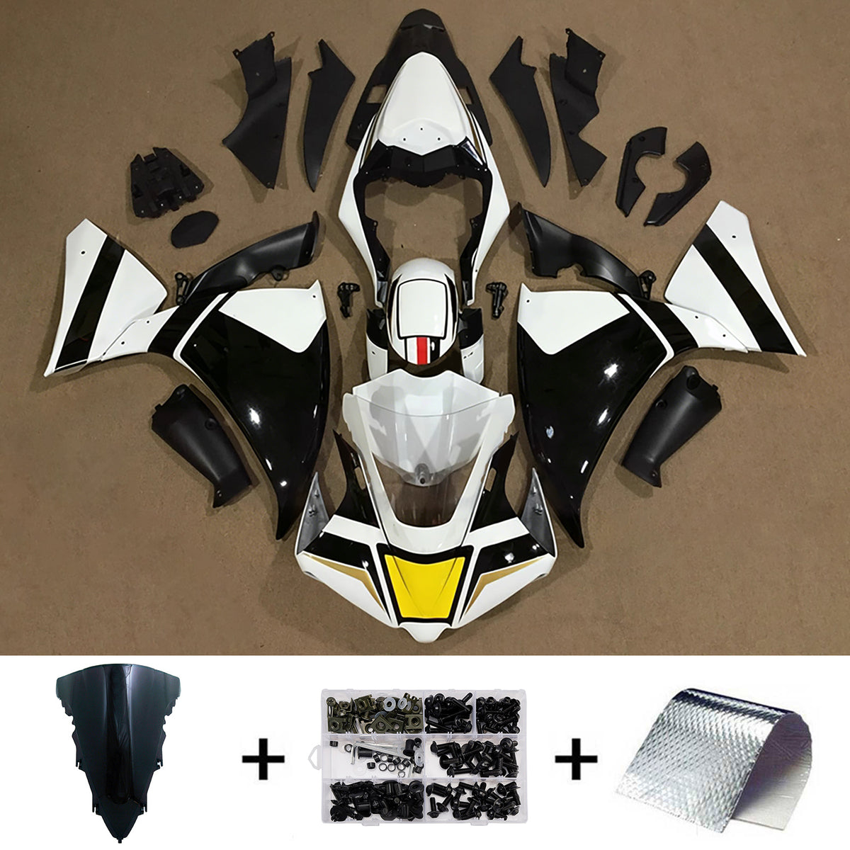 Injection Fairing Kit Bodywork Plastic ABS For Yamaha YZFR1 YZF-R1 2009-2011