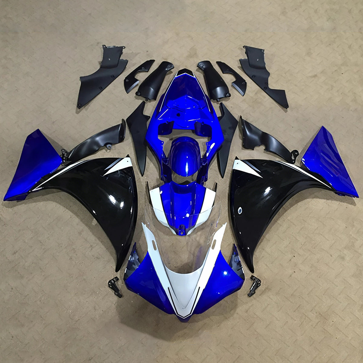 Injection Fairing Kit Bodywork Plastic ABS For Yamaha YZFR1 YZF-R1 2009-2011