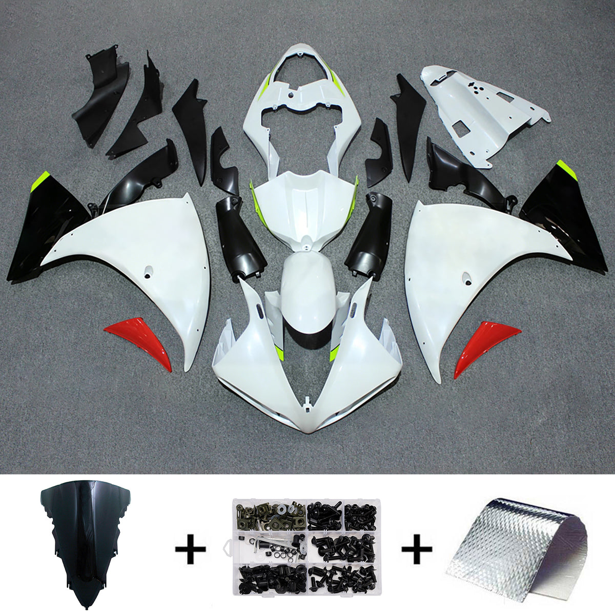 Injection Fairing Kit Bodywork Plastic ABS fit For Yamaha YZF-R1 2012-2014