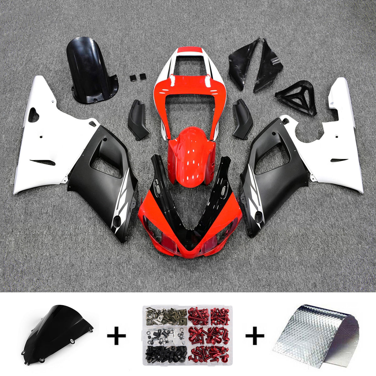 Injection Fairing Kit Bodywork Plastic ABS fit For Yamaha YZF-R1 1998-1999