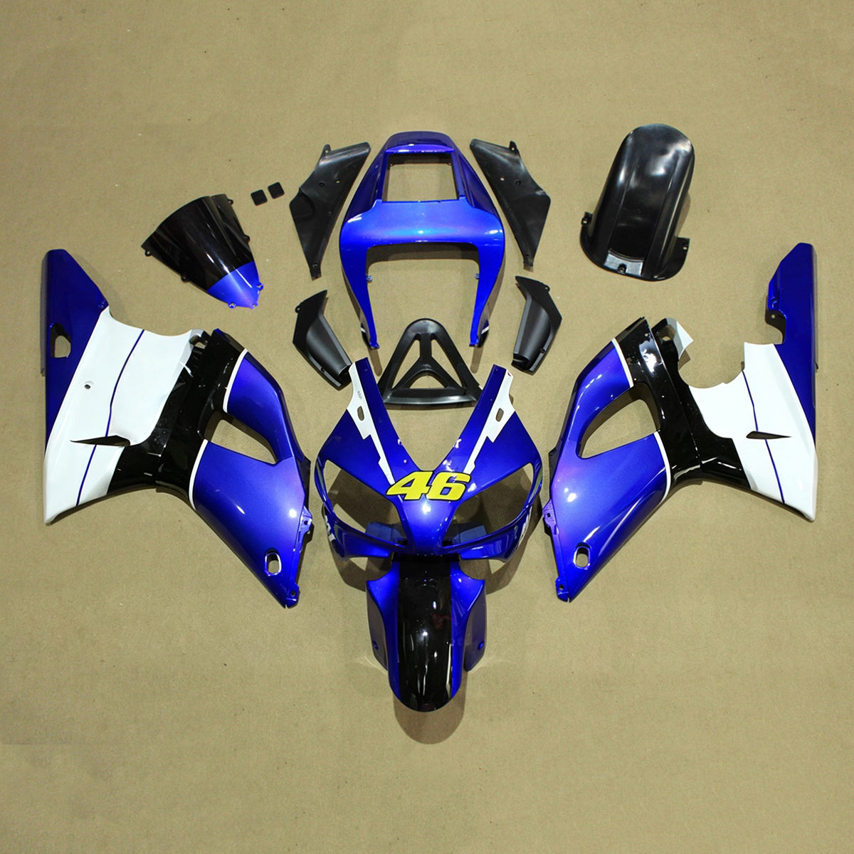Injection Fairing Kit Bodywork Plastic ABS fit For Yamaha YZF-R1 1998-1999