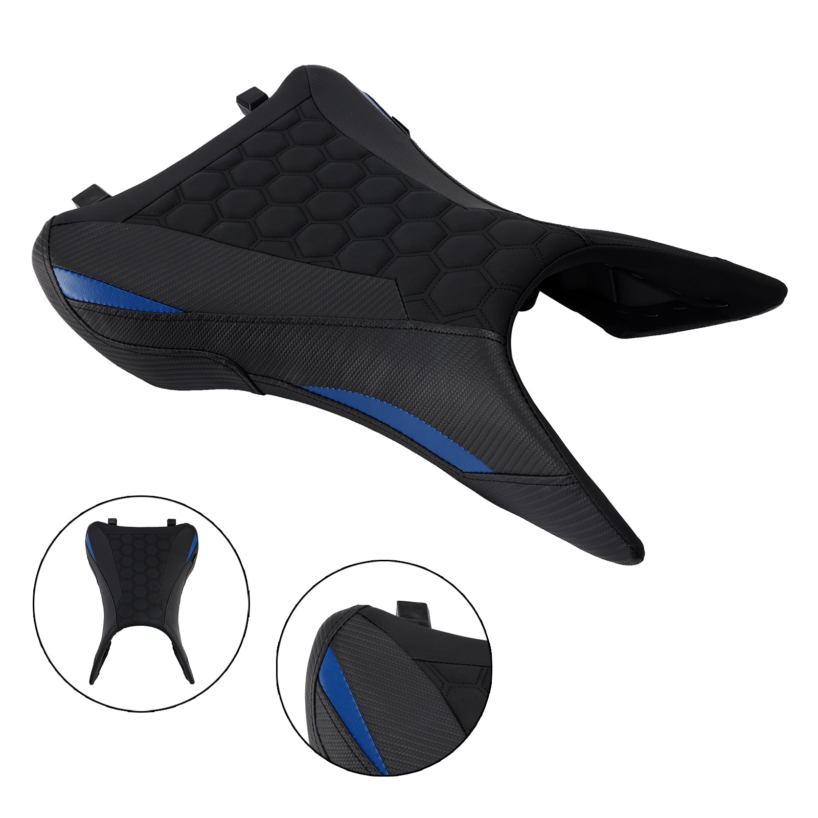 Front Raider Seat Driver Cushion Pu Fit Blue1 For Yamaha Mt-09 Mt09 2024-2026