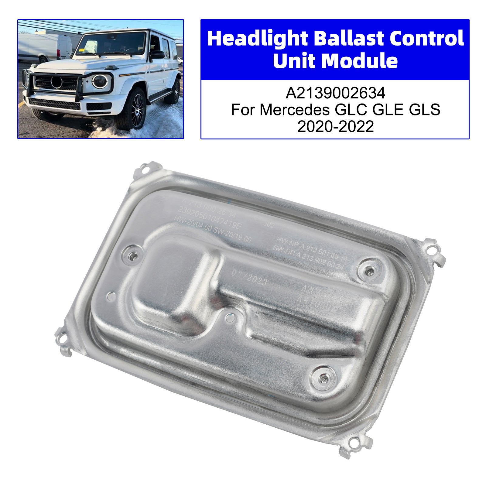 Headlight Ballast Control Unit Module A2139002634 For Mercedes GLC 2020-2022