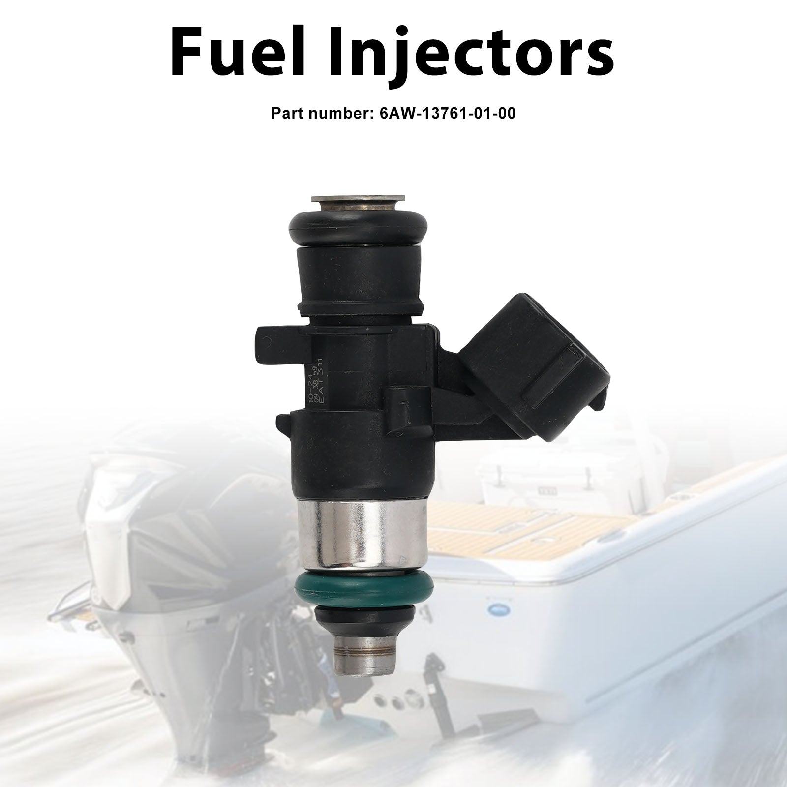 Fuel Injectors 6AW-13761-01-00 For Yamaha Outboard 300HP LF300XSB2