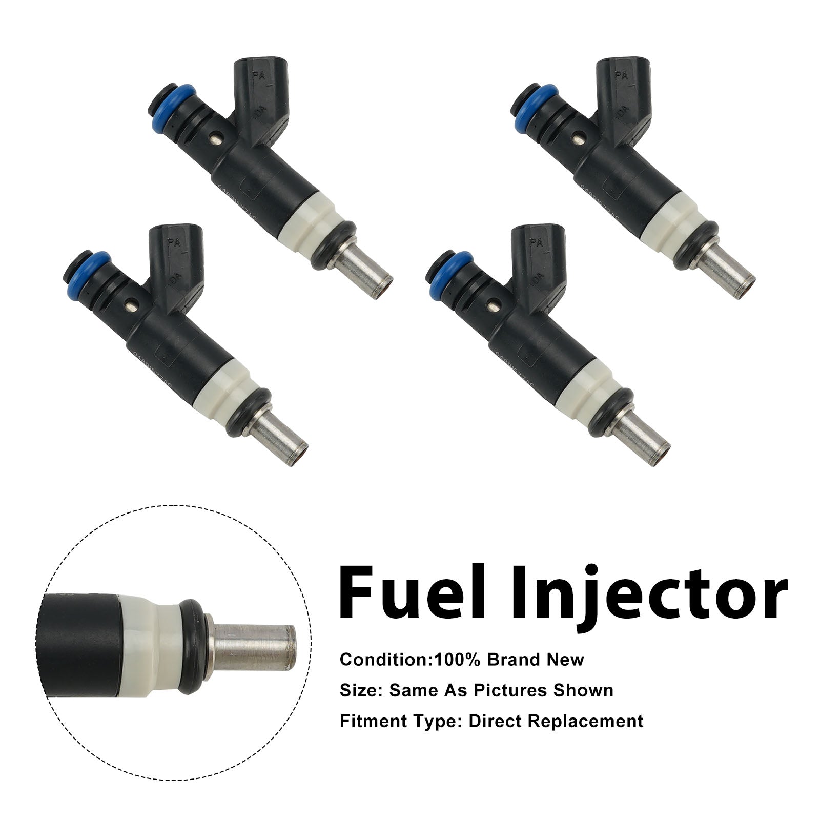 4Pcs Fuel Injector For Dodge Avenger 2008-14 Caliber 2007-2012 04891577AA