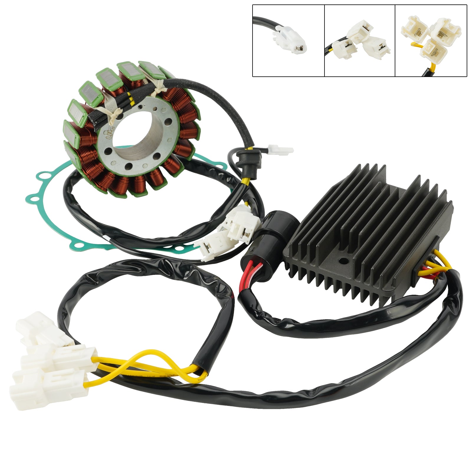 Stator Regulator Rectifier with Gasket For Kawasaki ZX12R Ninja ZX1200 2004-2006