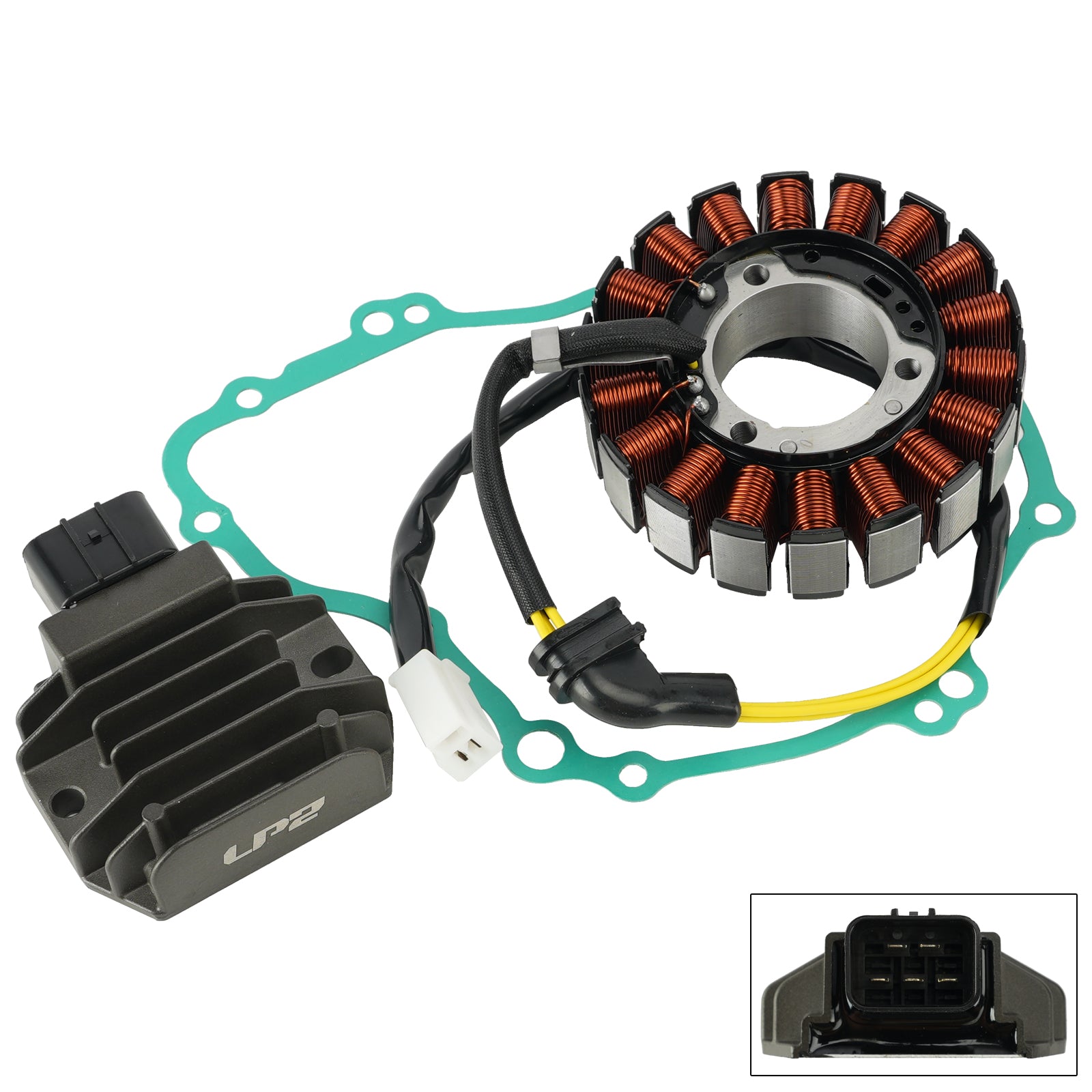 3-Wire Stator Regulator with Gasket For Honda CRF250L CRF300L Rally 2023-2026