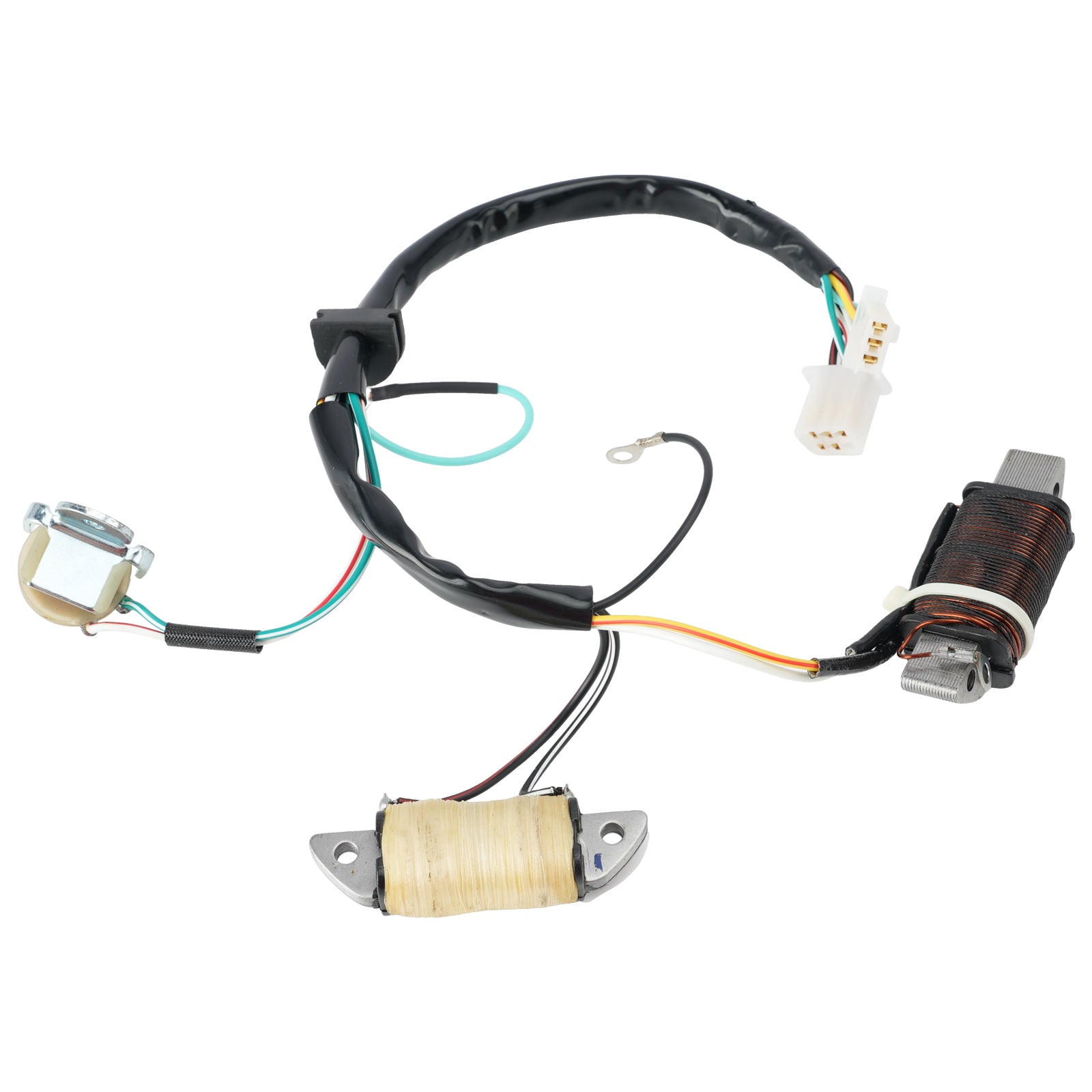 Stator Regulator CDI Box Ignition Coil Gasket Set For Yamaha T80 Townmate 87-93