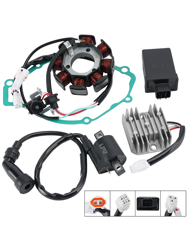 Stator Regulator CDI Box Ignition Coil Gasket Set For Yamaha Raptor 125 11-2013