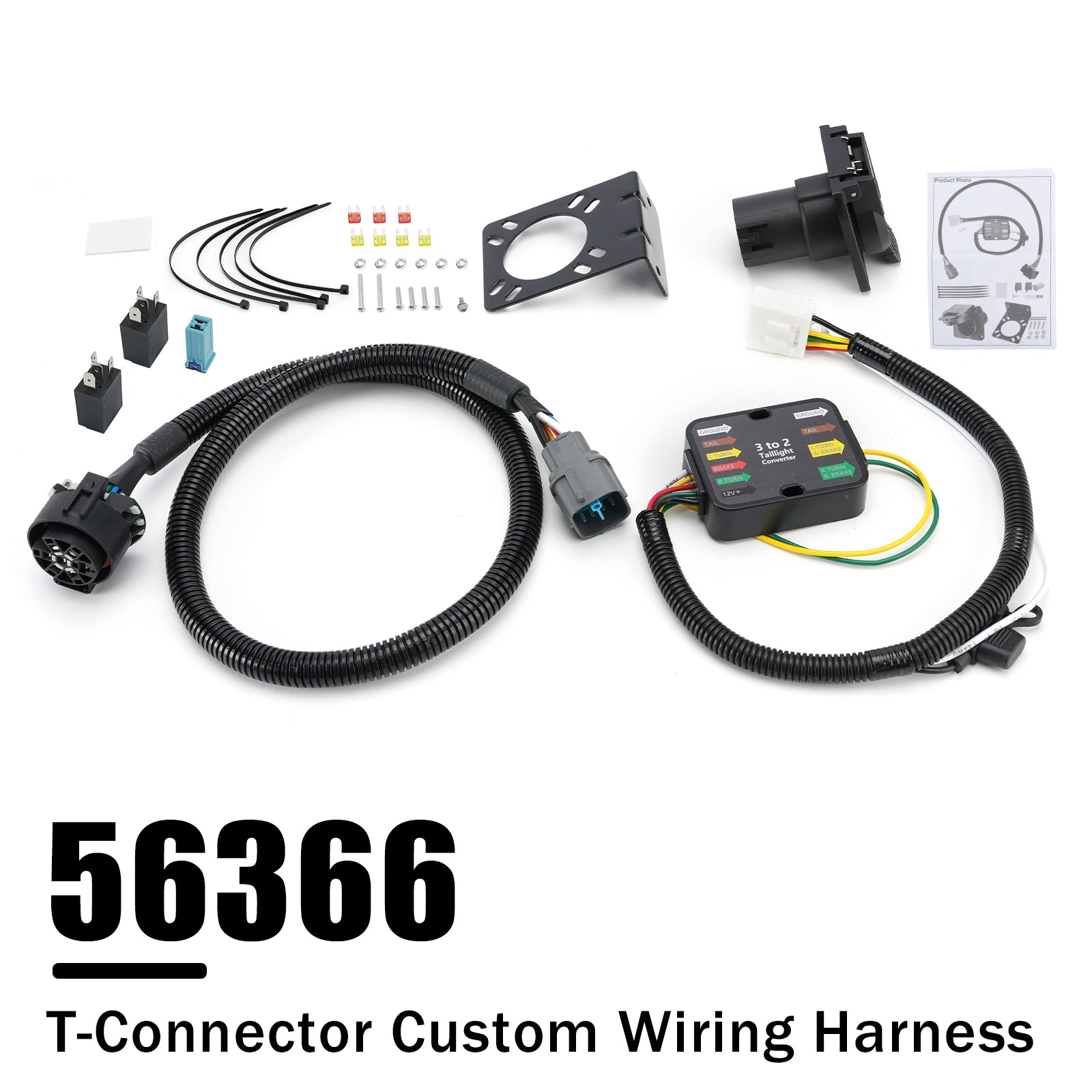 56366 T-Connector Custom Wiring Harness for Honda Pilot Ridgeline