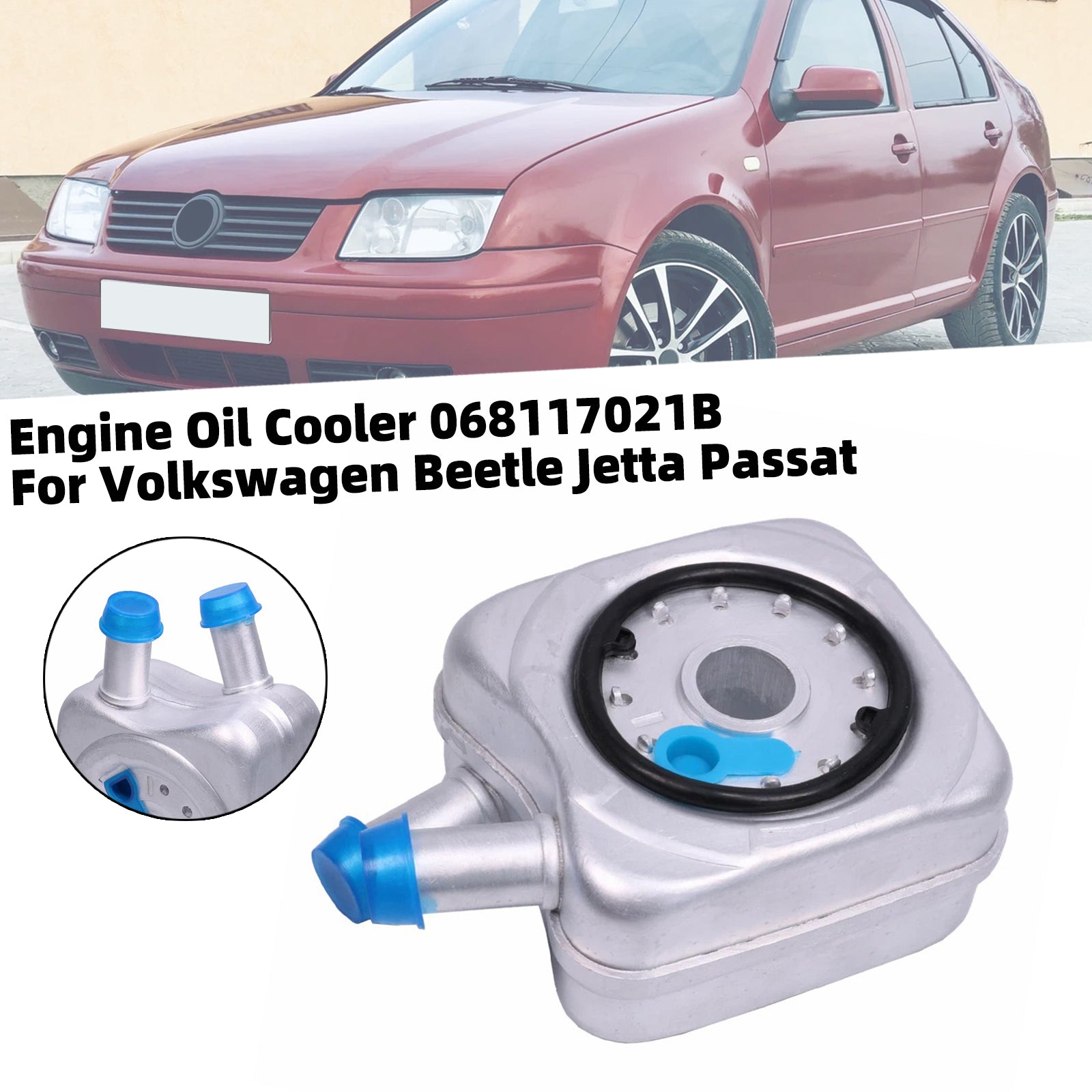 Engine Oil Cooler 068117021B For Volkswagen Beetle Jetta Passat