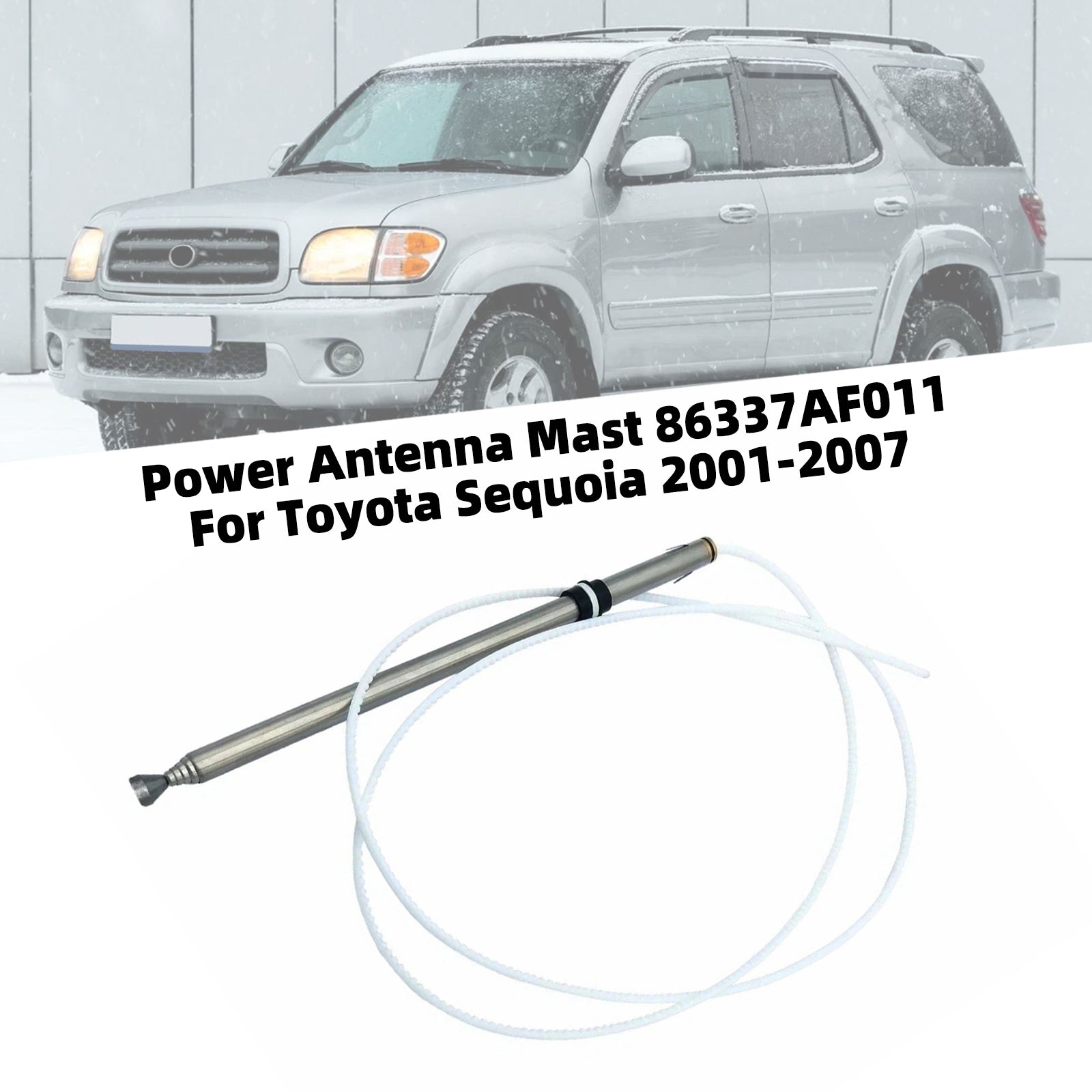 Power Antenna Mast 86337AF011 For Toyota Sequoia 2001-2007