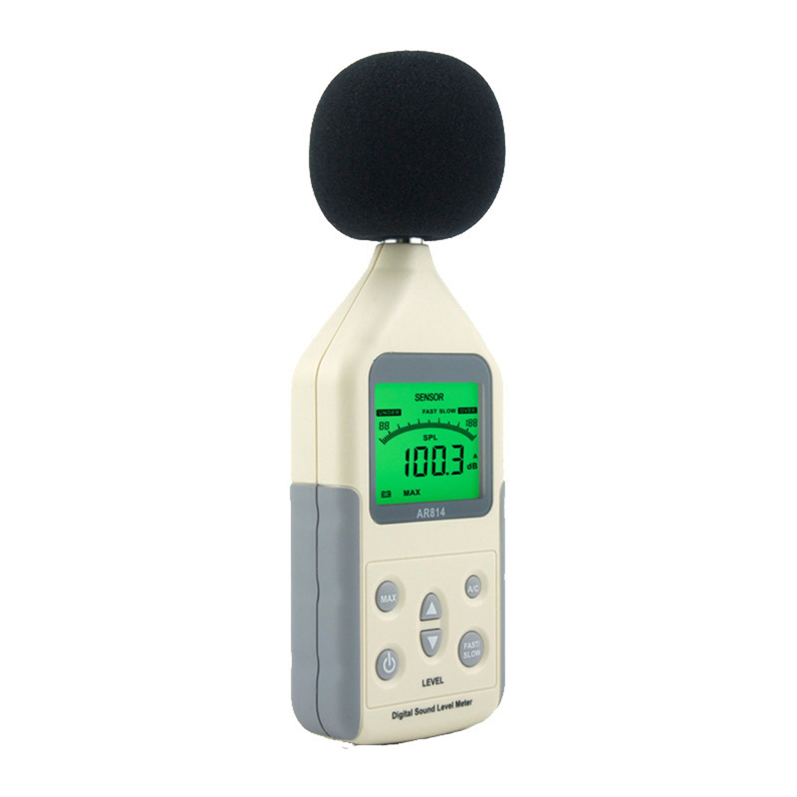 AR814 Digital Sound Level Meter Noise Tester 30-130db