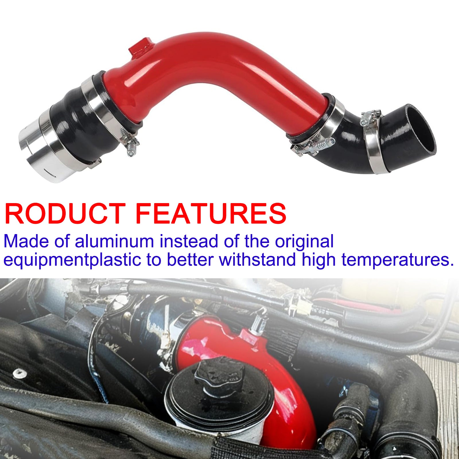 Turbo Intercooler Outlet Pipe for Ford F250 F350 F450 6.7L 17-24 HC3Z-6F073-A