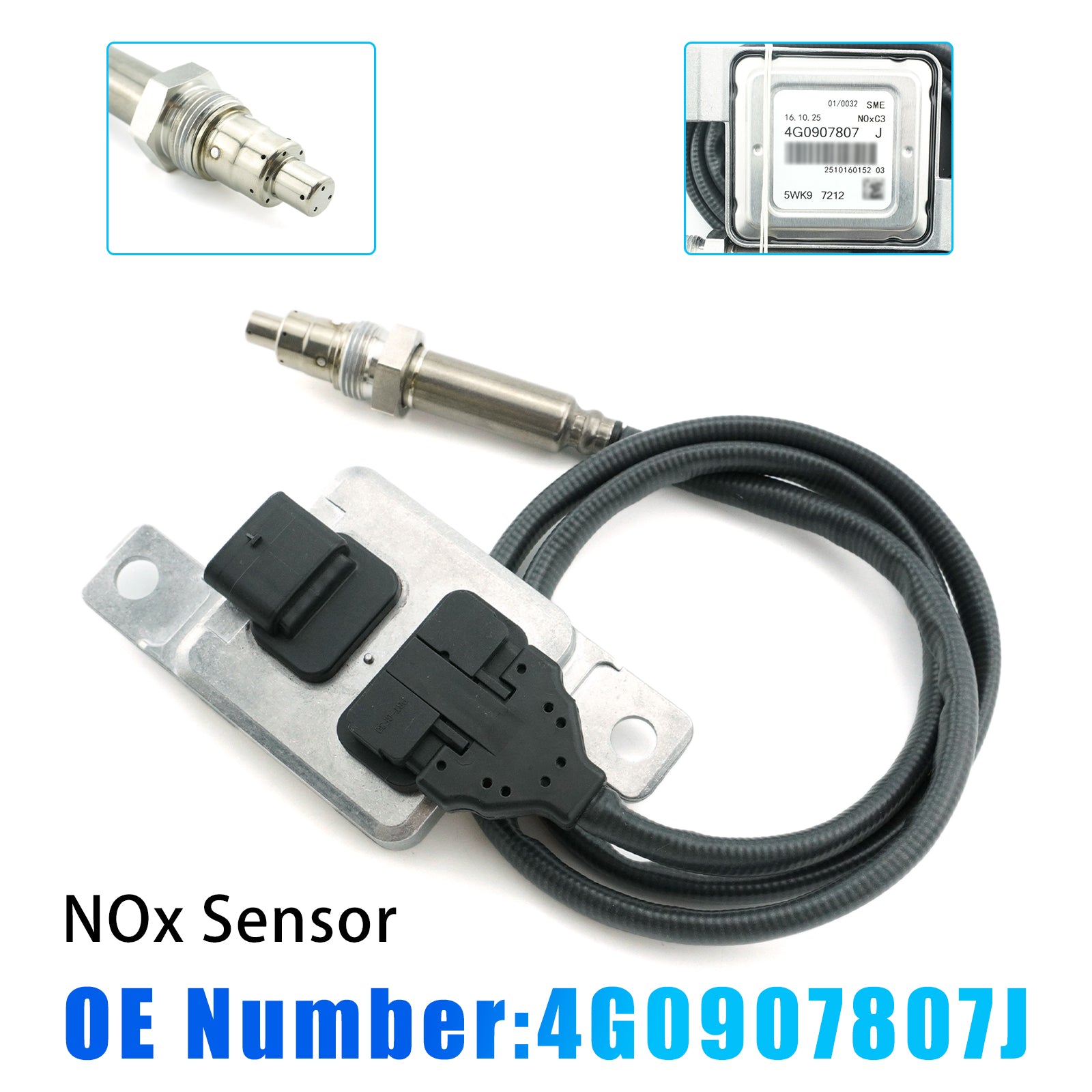 Nitrogen Oxide NOx Sensor 4G0907807J For Audi A6 Avant A6 A7 Sportback 3.0 TDI