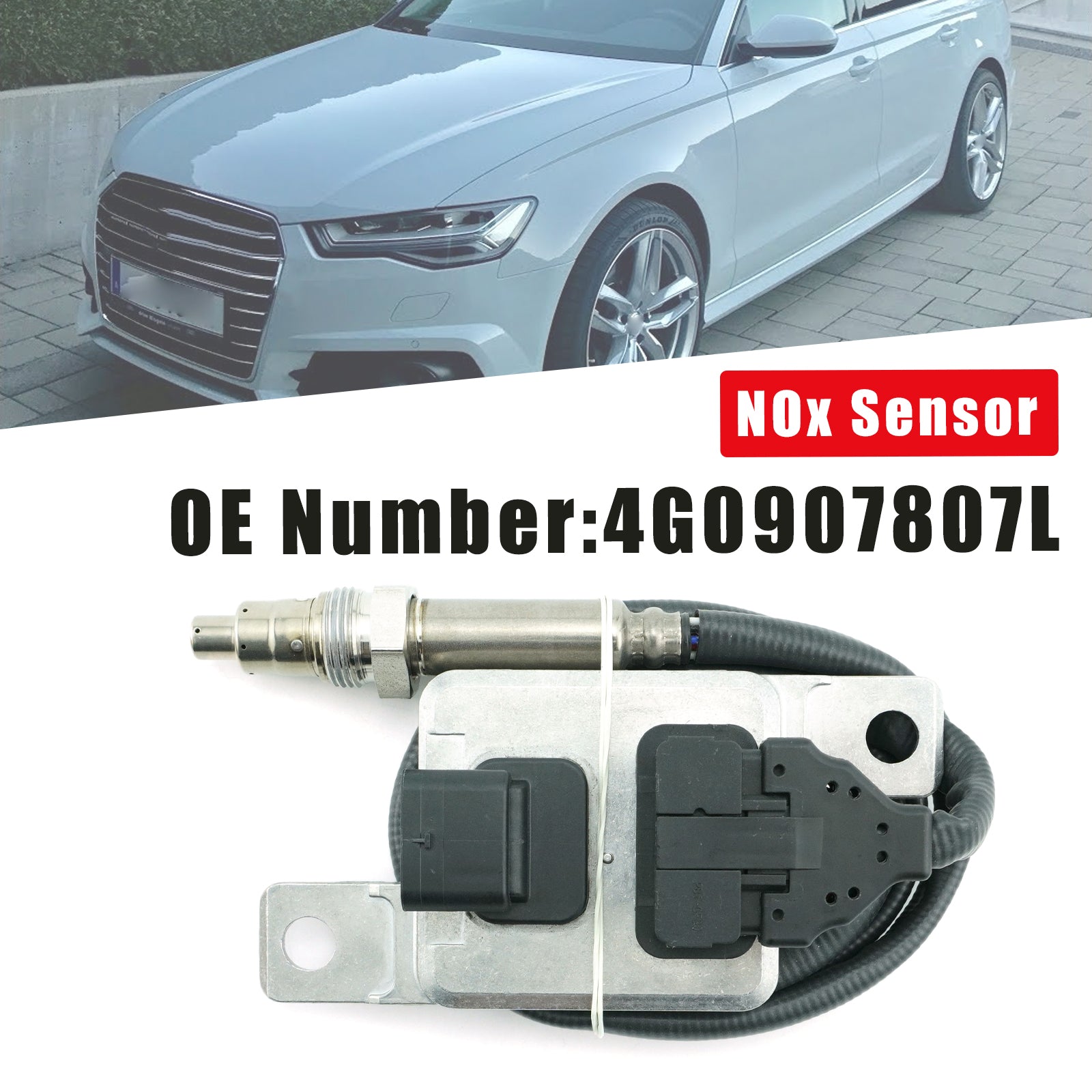 NOx Sensor 4G0907807L For AUDI A6 C7 2014-2018 A7 Sportback 2015-2018