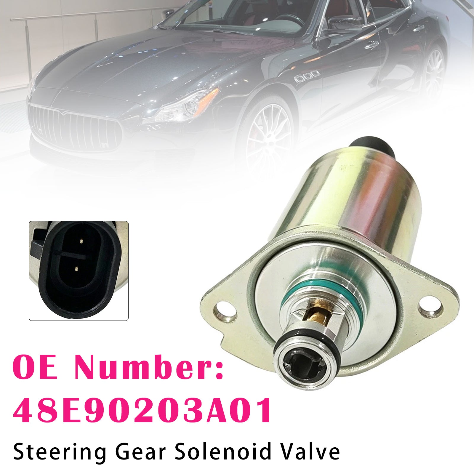 Steering Gear Solenoid Valve 48E90203A01 For Maserati Quattroporte 2014-2017