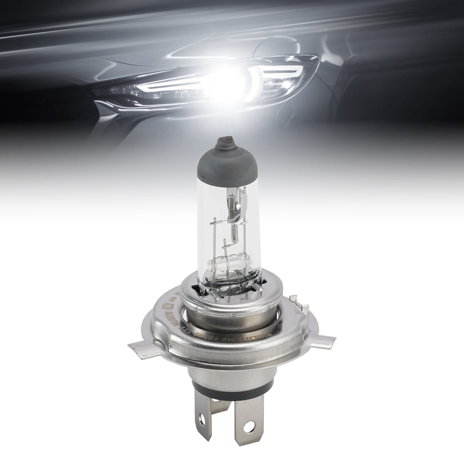 Car Light Halogen Standard H4 12342C1 12V 60/55W P43T For PHILIPS