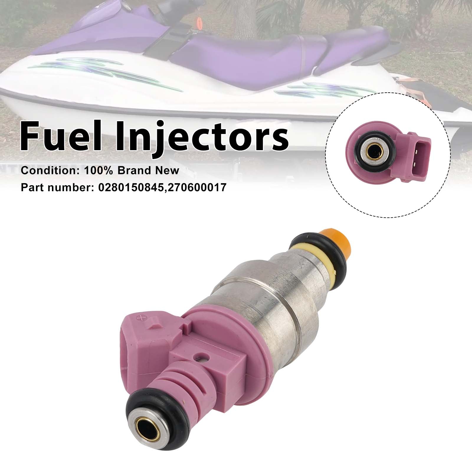 270600017 Fuel Injectors 0280150845 For Sea-doo 787 RFI 800 GTX GSX
