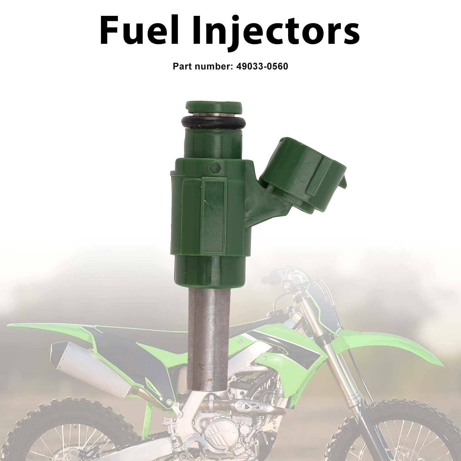 Fuel Injectors 49033-0560 For Kawasaki KX250F 2013 2014 2015 2016 2017