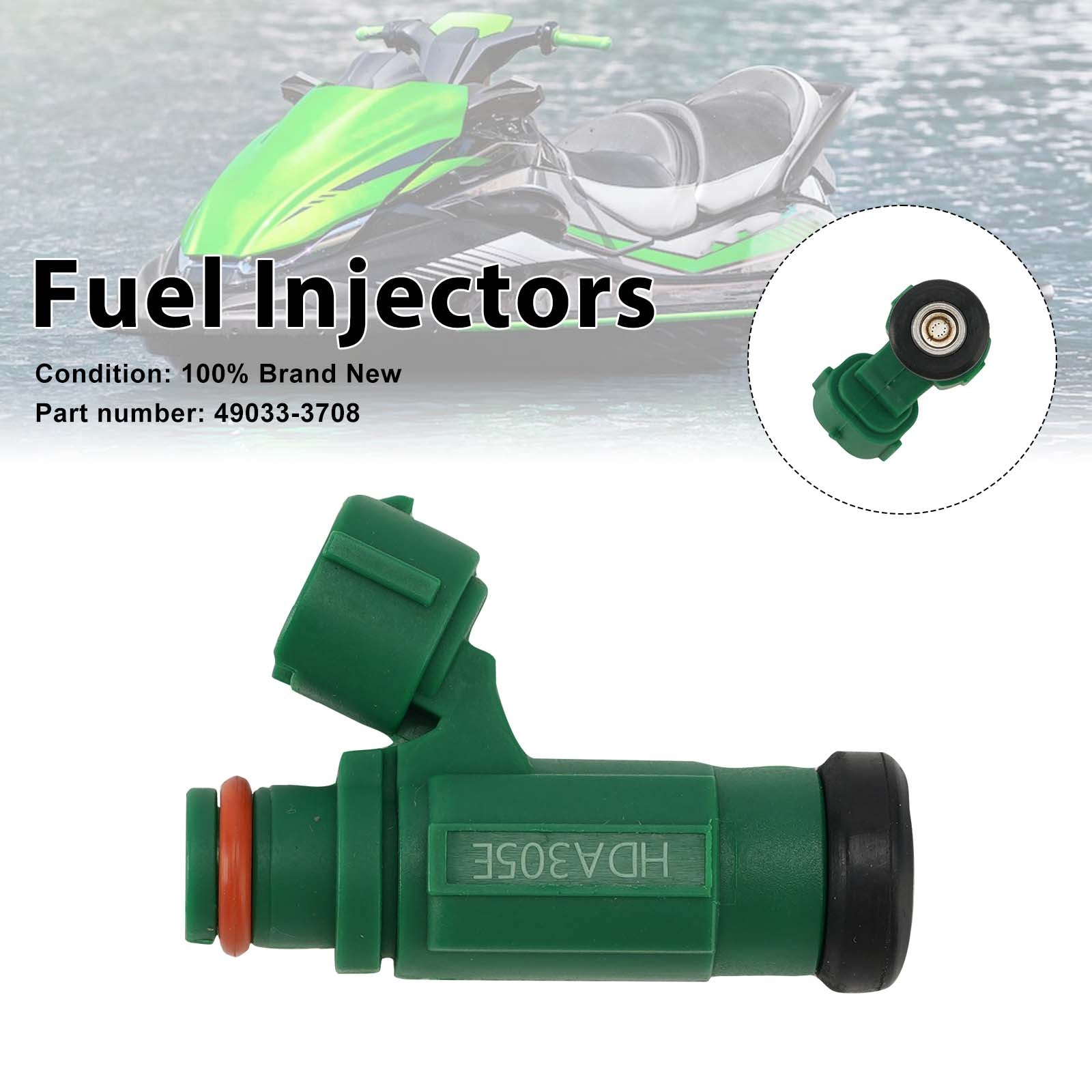 Fuel Injectors 49033-3708 For Kawasaki Jet Ski Ultra 250X 260X 260LX 07-10