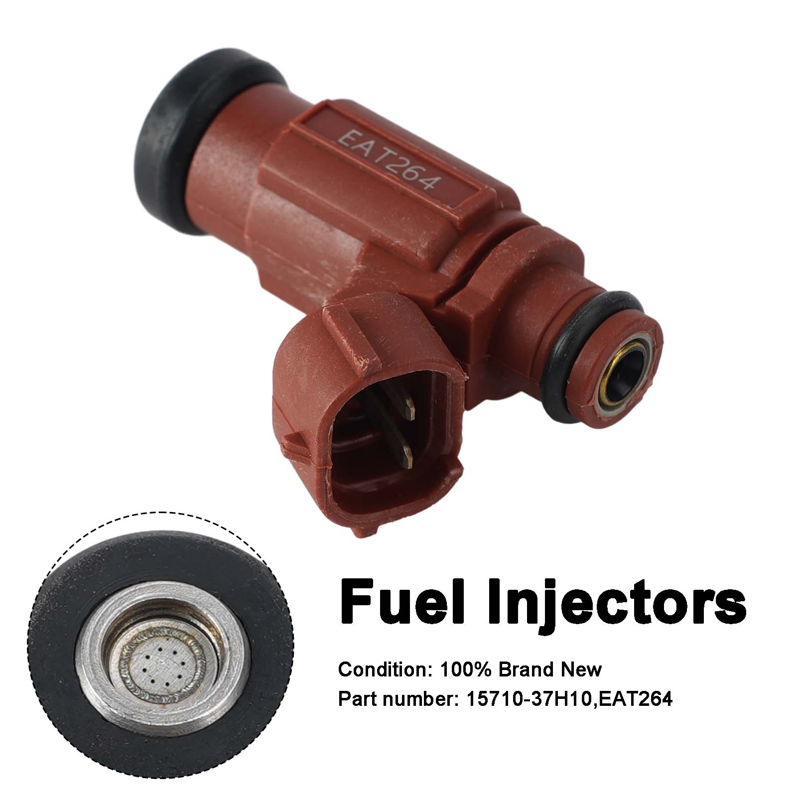 EAT264 Fuel Injectors 15710-37H10 For Suzuki GSX-R600 GSX-R750 08-09