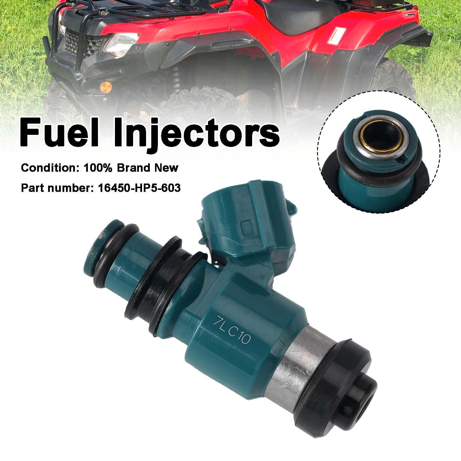 Fuel Injectors 16450-HP5-603 For Honda Foreman Rancher TRX500 TRX420 07-14