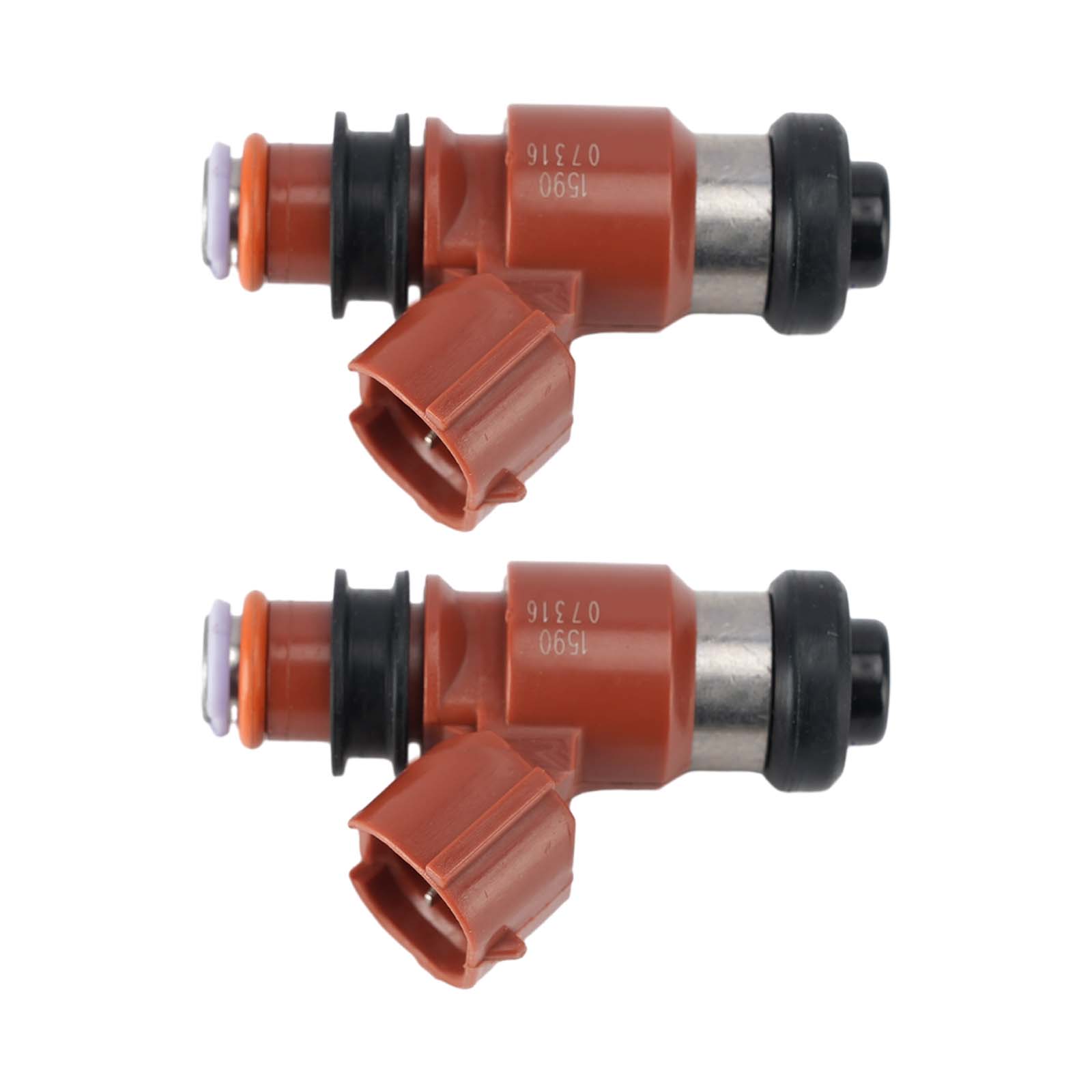 2PC Fuel Injectors 16450-MFR-671 For Honda VT1300 2010-2025