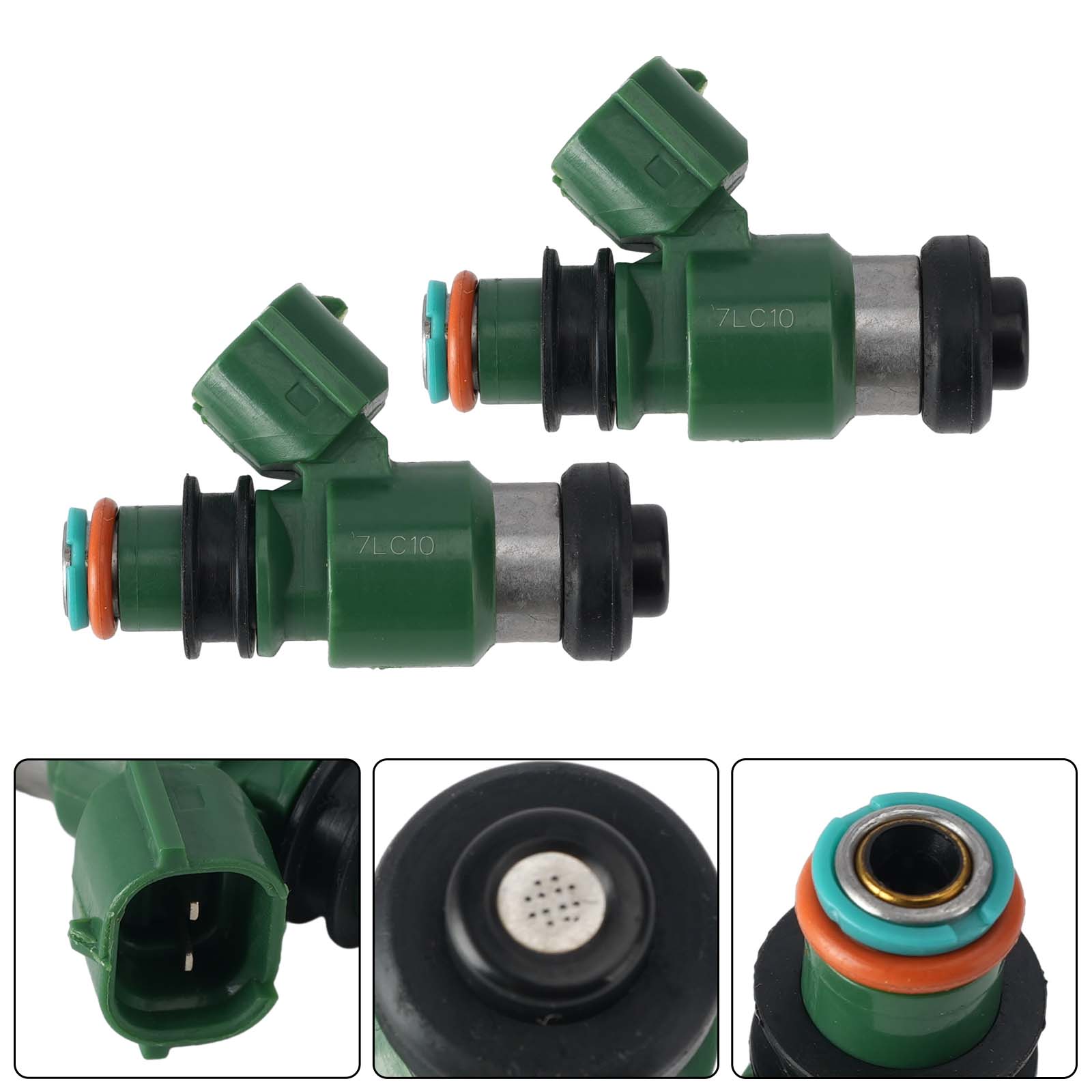 2PC Fuel Injectors 16450-HN8-A61 For Honda TRX680FA SXS700 MUV700 TRX700XX 06-18