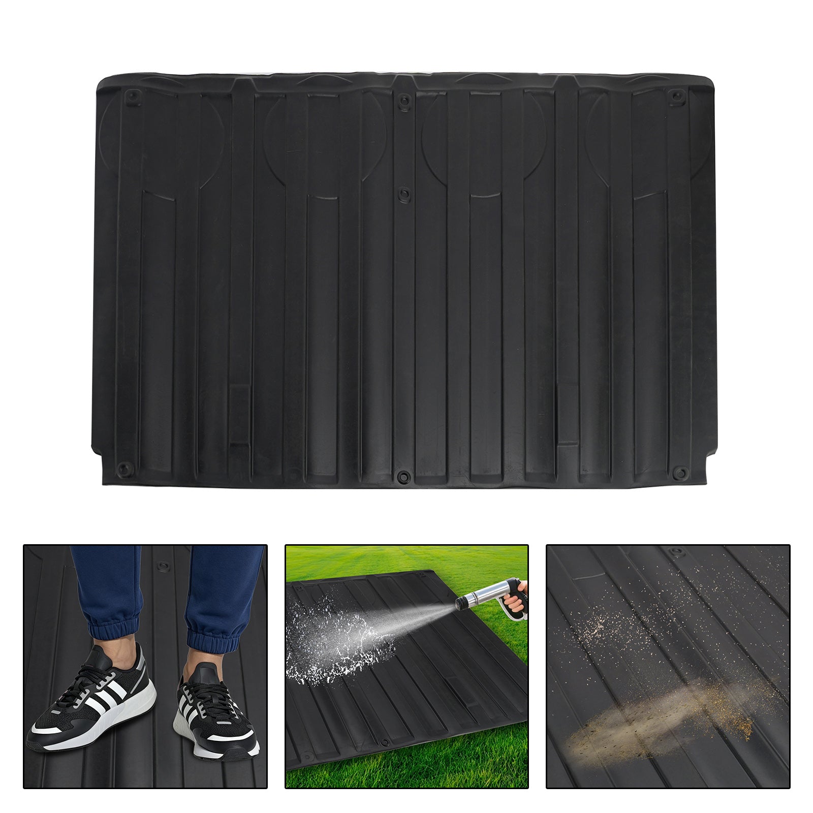 Utv Rubber Cargo Bed Mat Liner For Can-Am Defender Hd5 Hd7 Hd8 Hd10 2016-2026