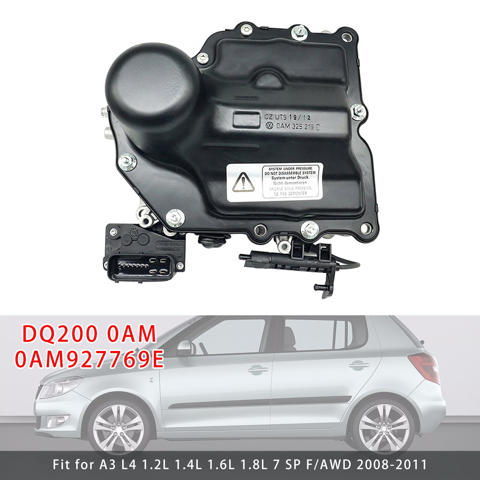 DQ200 0AM Transmission Valve Body And Control Unit 0AM927769E For Audi VW