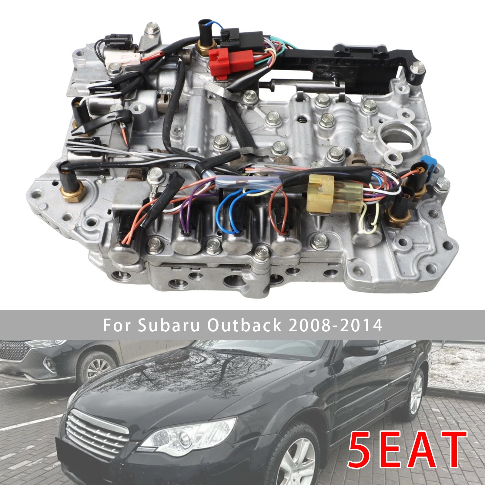 5EAT Valve Body With Solenoids For Subaru Outback 2008-2014
