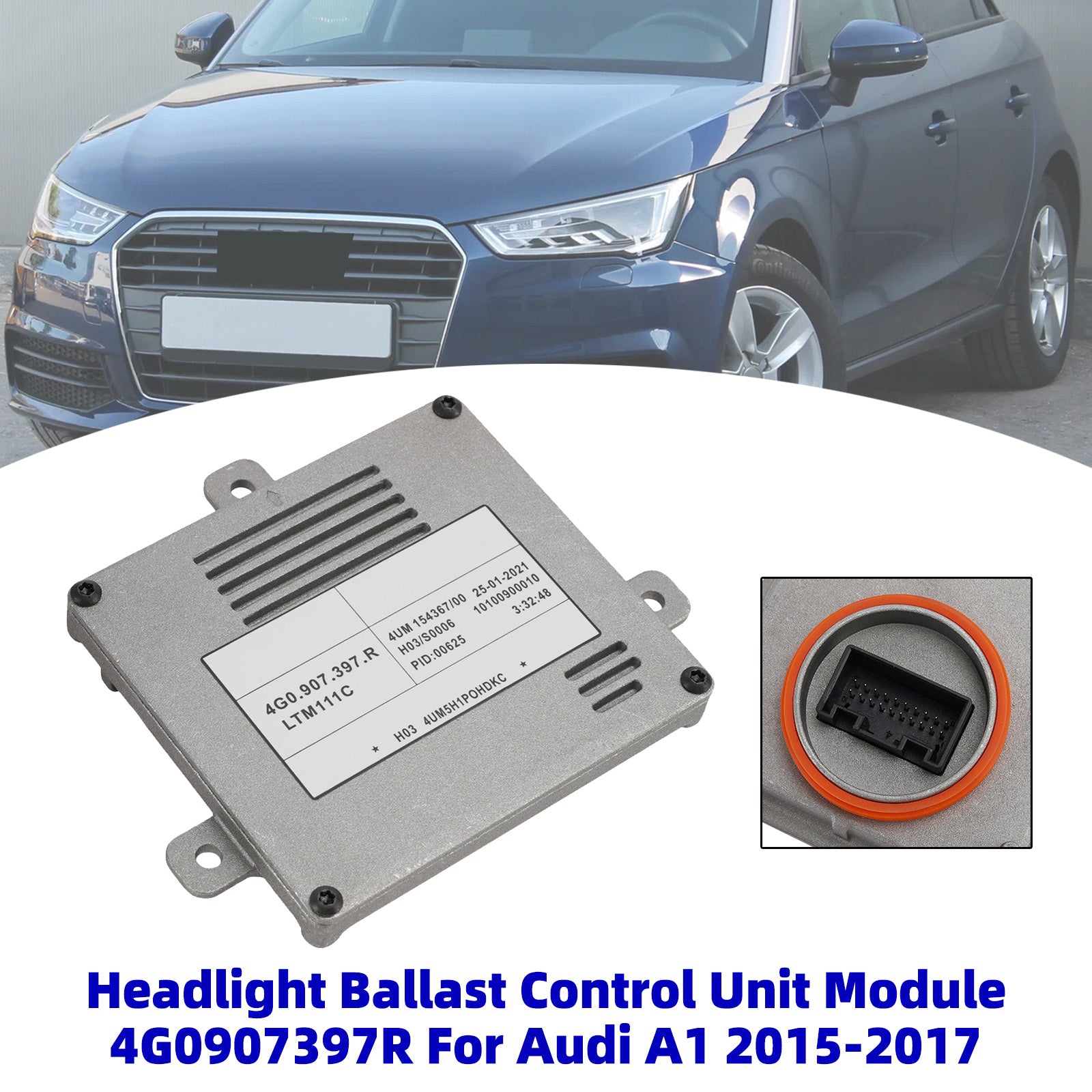 Headlight Ballast Control Unit Module 4G0907397R For Audi A1 2015-2017