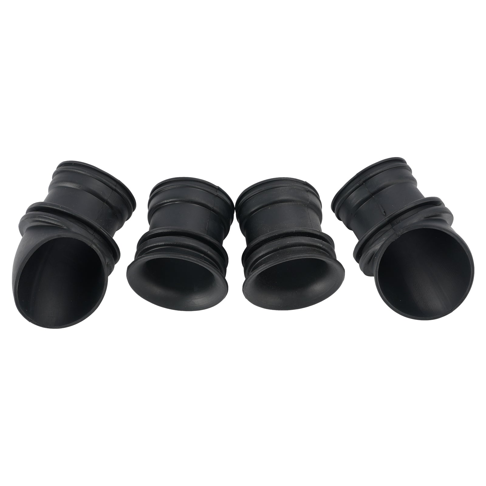 4x Air Box Rubber Adapter Boot Set For Kawasaki KZ550 KZ550C LTD KZ650 KZ650C
