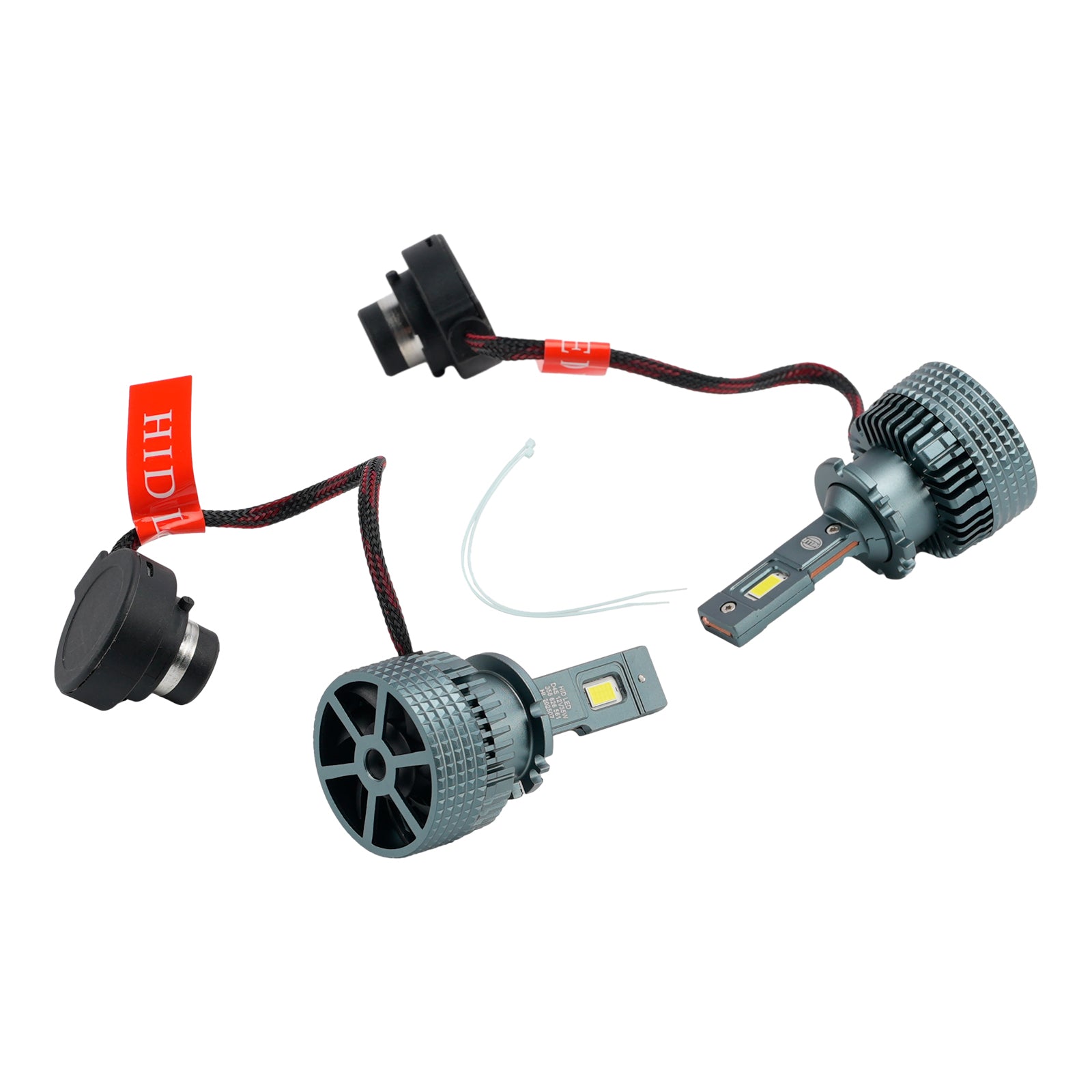 LED Headlight Bulb Kit High Low Beam Lamp D4S 12V 35W 6500K For HELLA