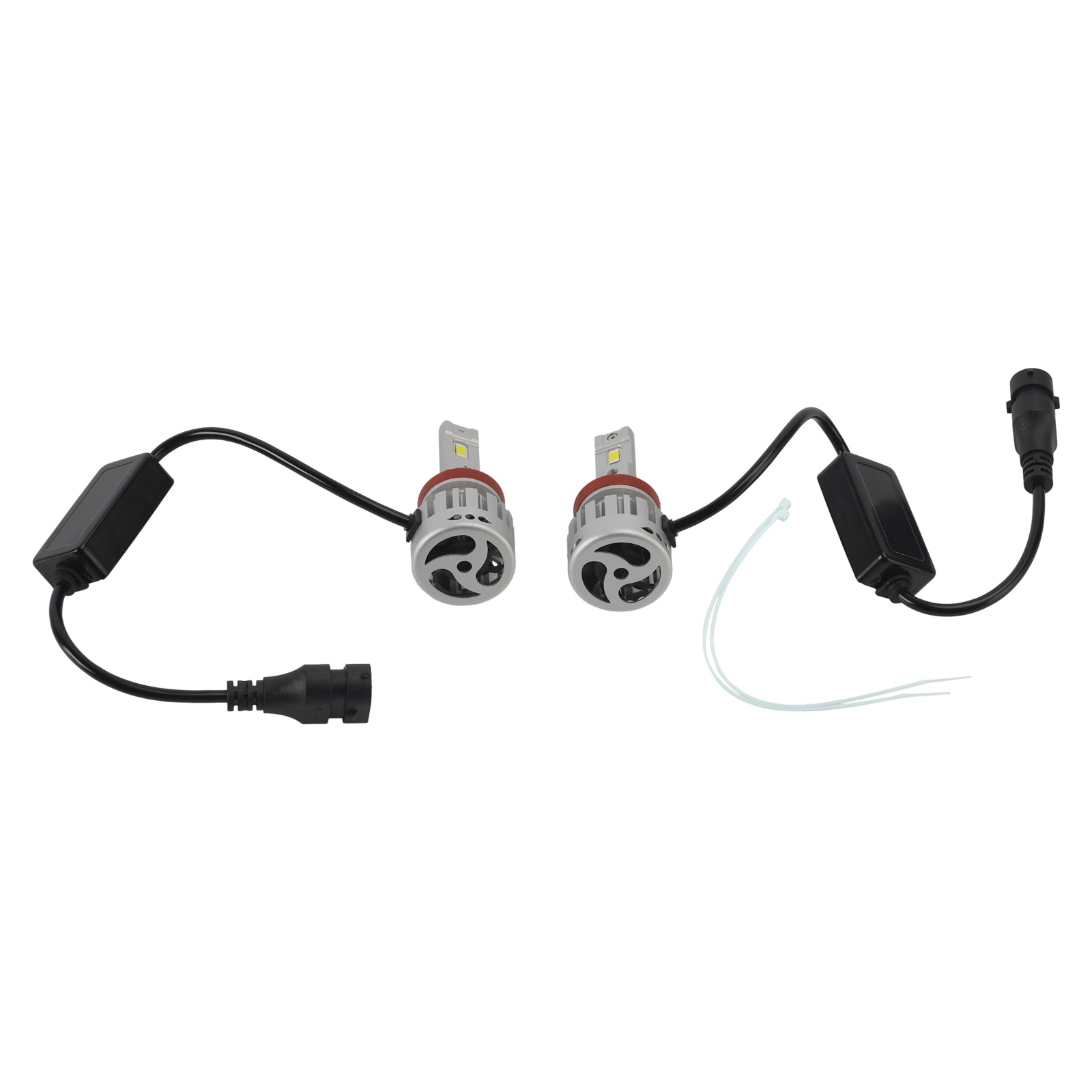LED Headlight Bulb Kit High Low Beam H8 H9 H11 12V 55W 6500K 4000LM For HELLA