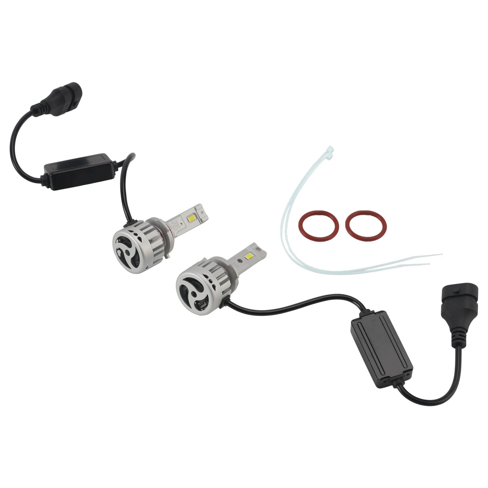 LED Headlight Bulb Kit High Low HB3/4 9005 9006 12V 55W 6500K 4000LM For HELLA
