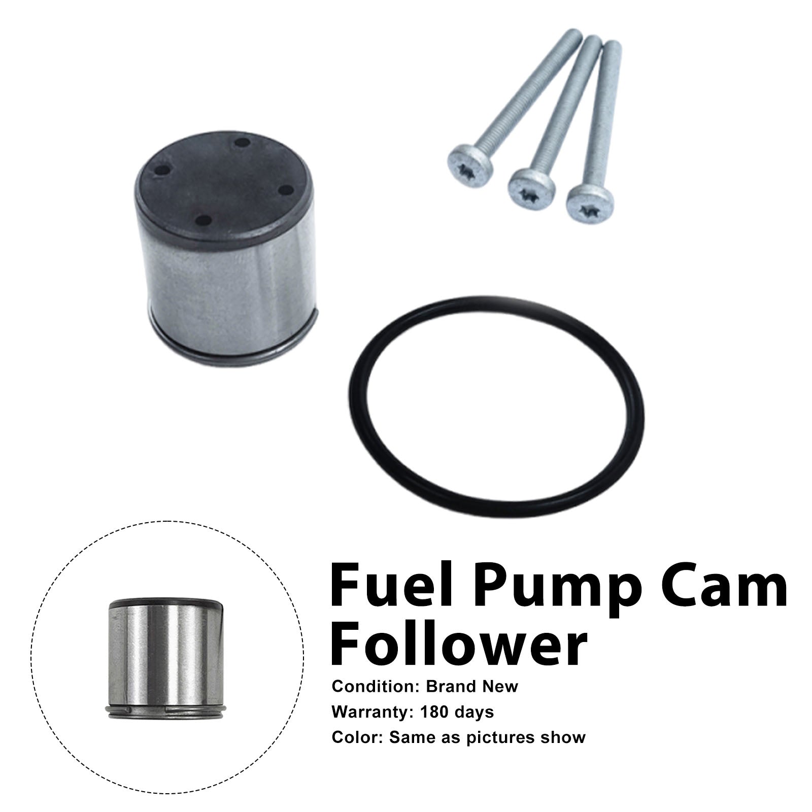 Fuel Pump Cam Follower Tappet Seal + O-Ring Fit Audi TT 2.0 Fit Seat Fit Skoda