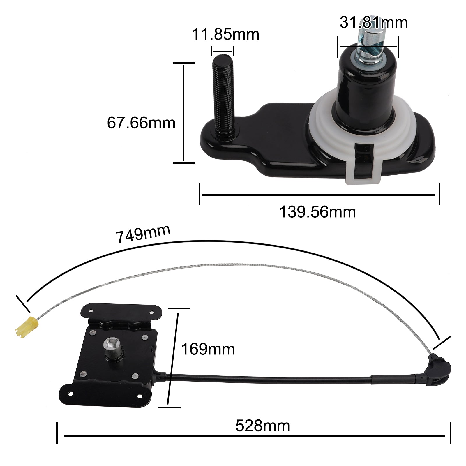 Spare Wheel Winch Carrier With Mount Plate for Ford Transit MK8 Custom
