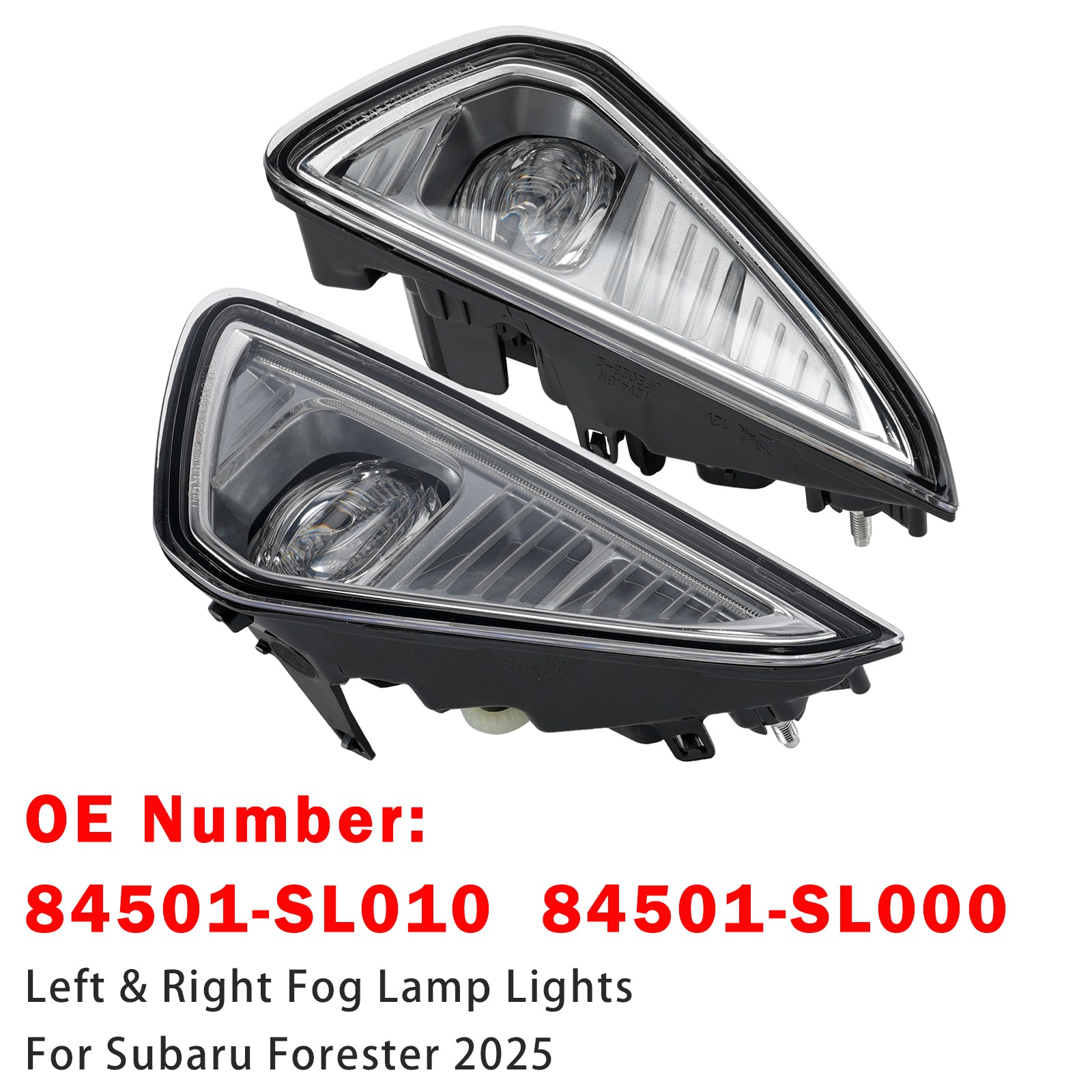 Left & Right Fog Lamp Light 84501-SL010 84501-SL000 For Subaru Forester 2025