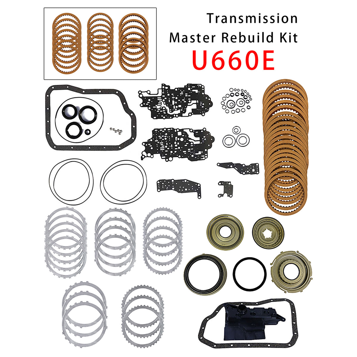 Toyota Highlander U660E Auto Transmission Auto Transmission Master Rebuild Kit Generic