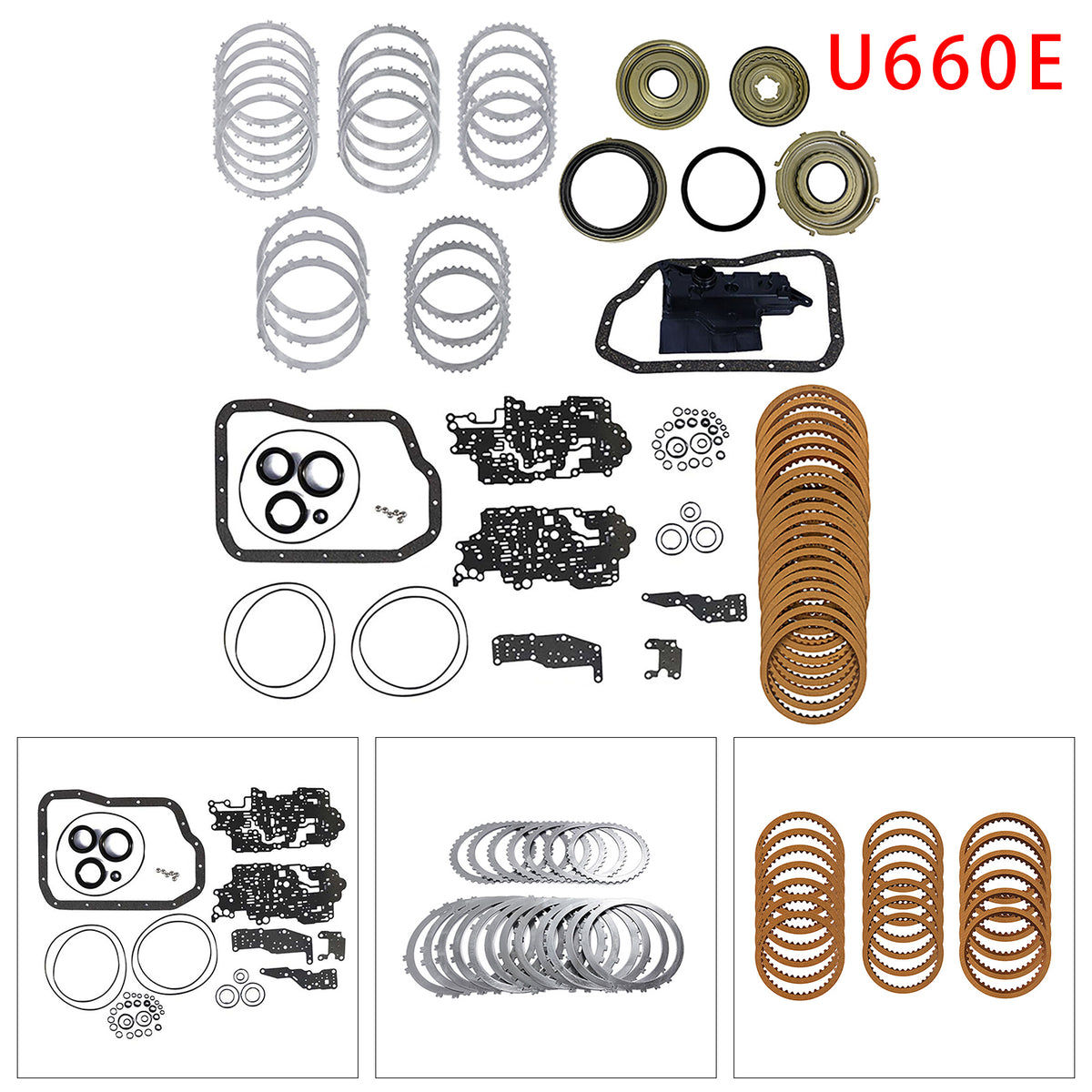 Toyota Highlander U660E Auto Transmission Auto Transmission Master Rebuild Kit Generic